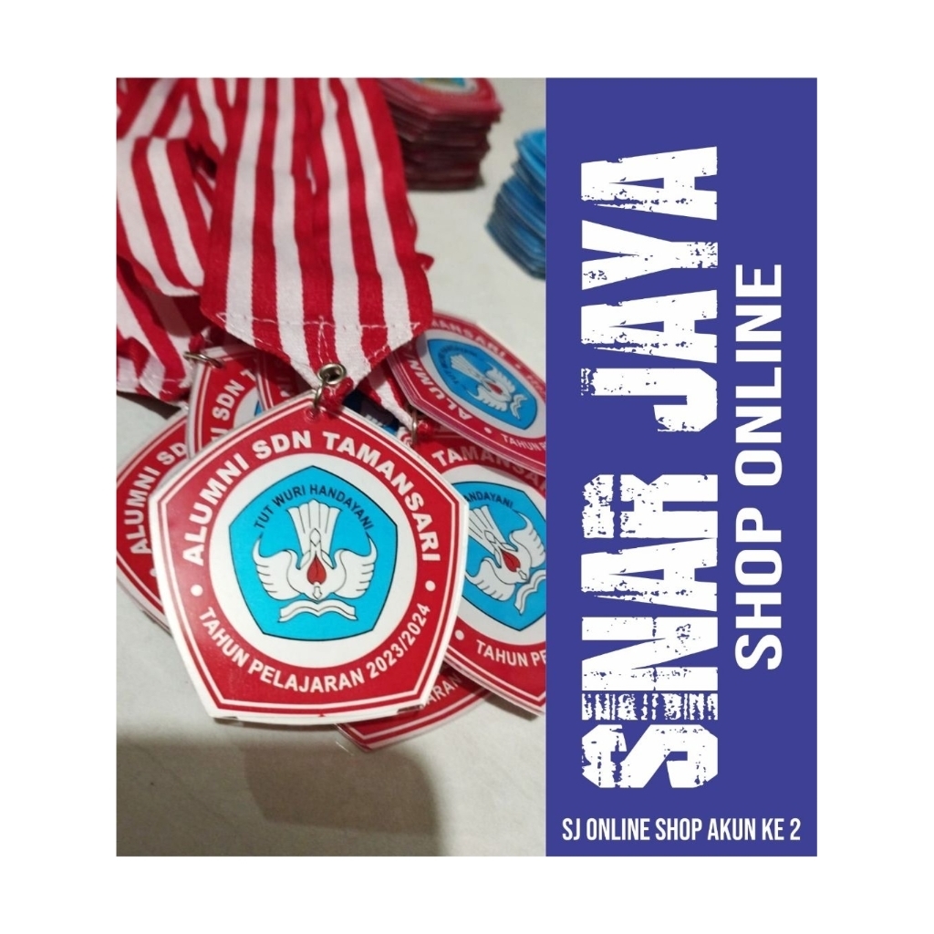 MEDALI AKRILIK MEDALI WISUDA MEDALI KELULUSAN MEDALI MURAH MEDALI 1 SISI MEDALI SD MEDALI TK