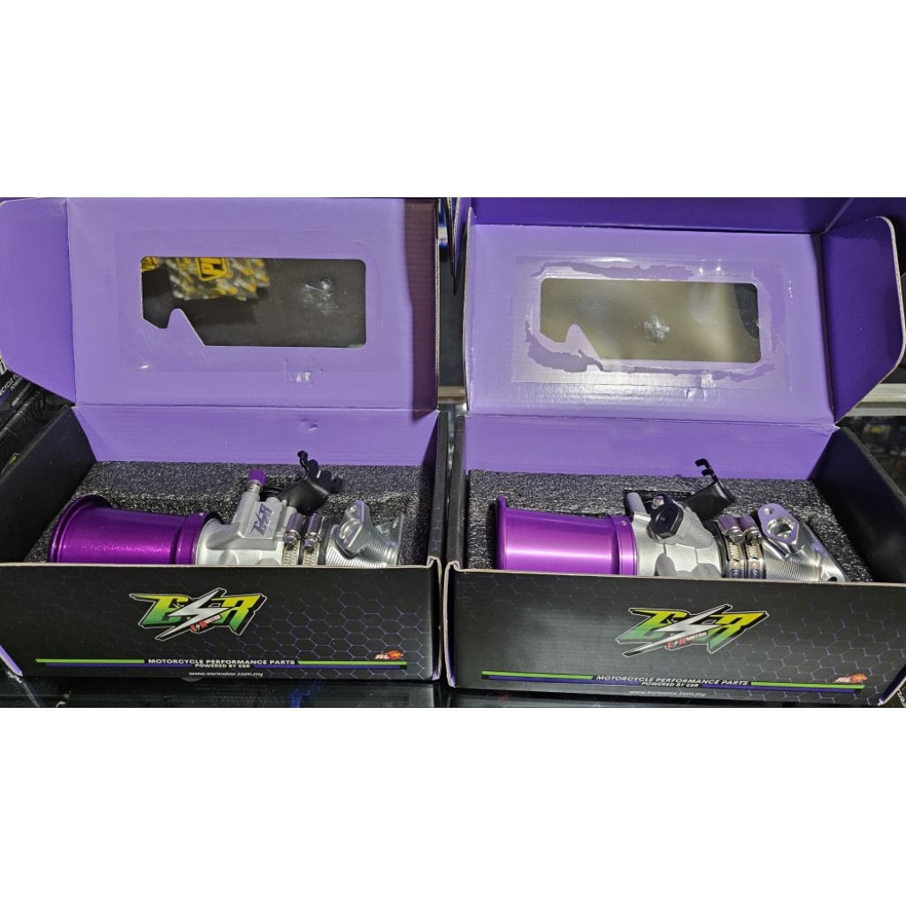 ESR / RED LEO TB THROTTLE BODY SET MX KING INTAKE OVAL UNTUK MX KING ORIGINAL 100%p