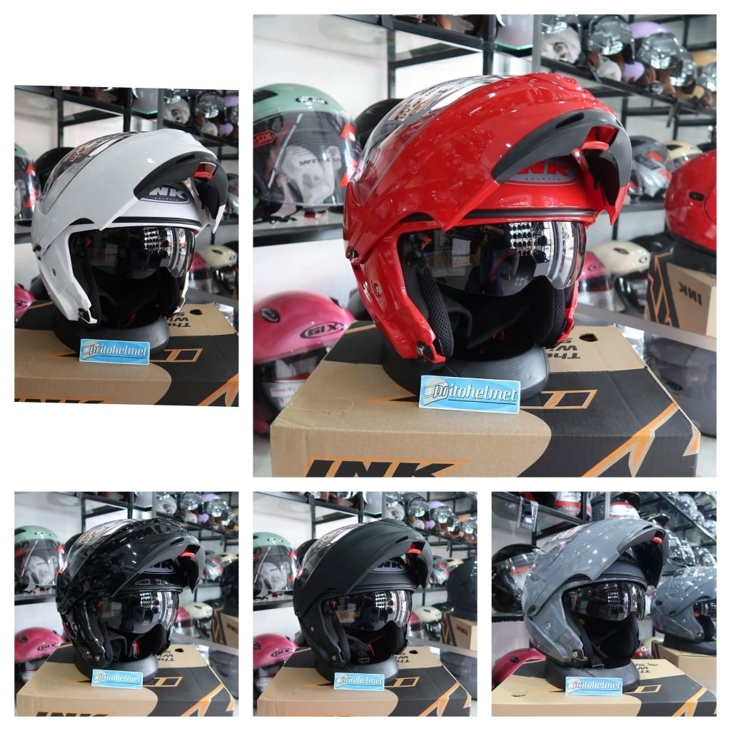 INK Top Gear 5.0 Modular Flip Up Free Tas Eksklusif All Varian