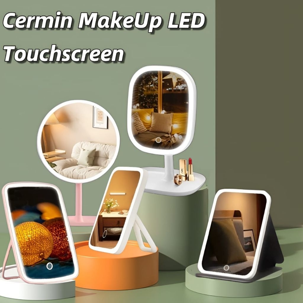Cermin Rias Touchscreen//Kaca Rias LED//Kaca Sentuh•ICM•