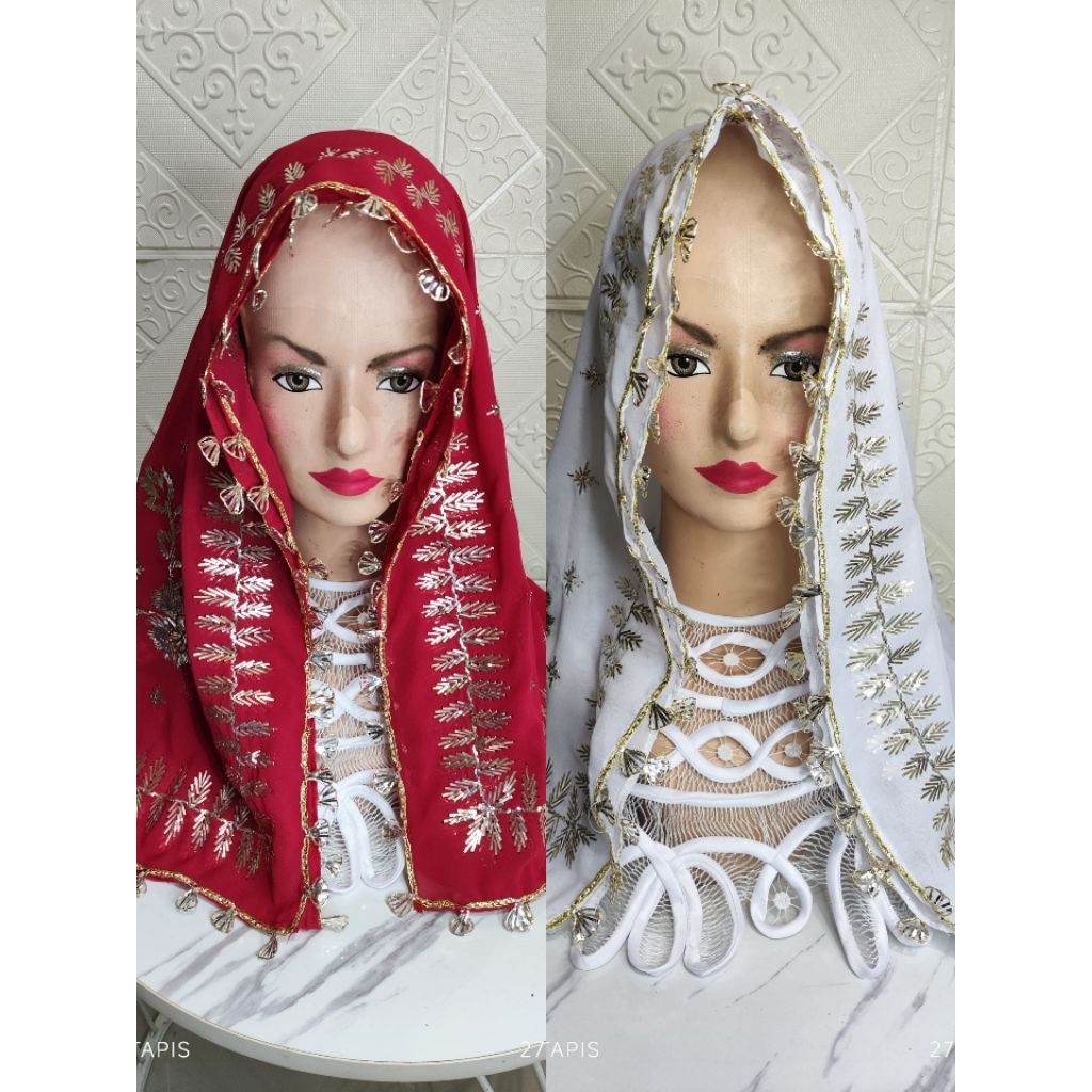 Tuguk mantor maduaro mudawaroh maduwaro lampung pepadun pesisir sulaman benang tembaga perak asli