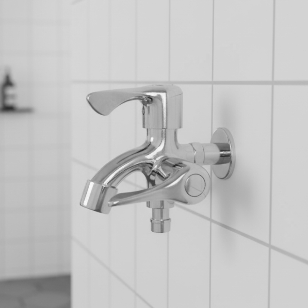 Kran Air Shower Double Cabang 2 Kran Shower Kamar Mandi Keran Cabang Shower Kamar Mandi