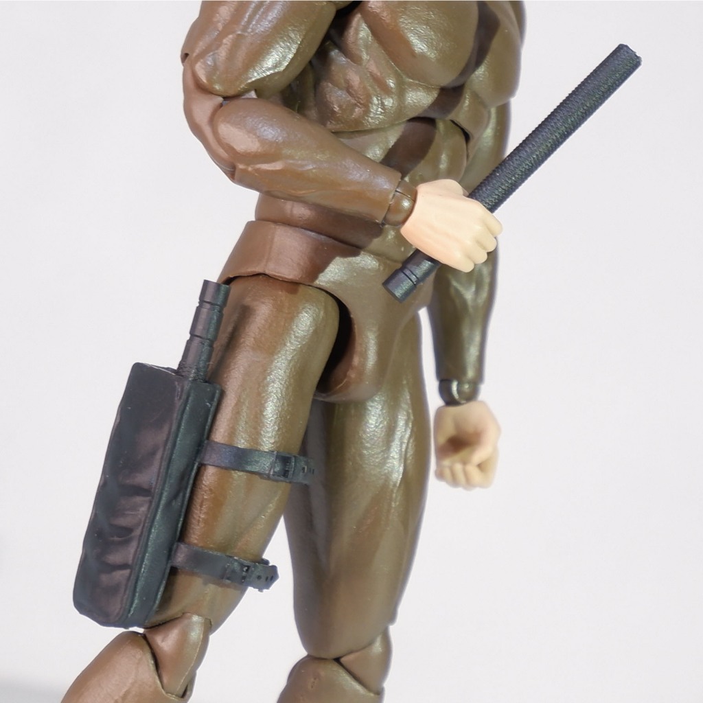 Daredevil Holster and dual Billy Club stick untuk kitbash Action Figure Romankey Notaman Nwtoys Damt