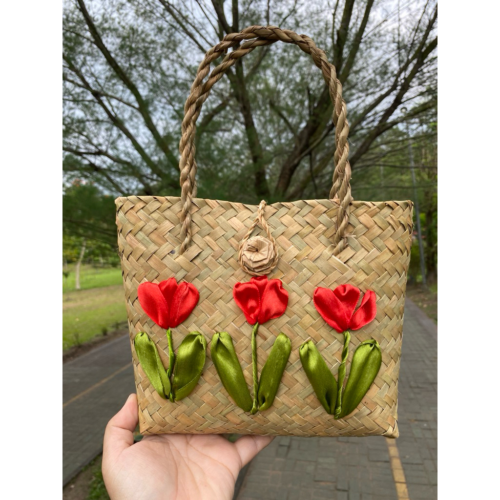 TAS PURUN ANYAMAN HIAS SULAM PITA 009