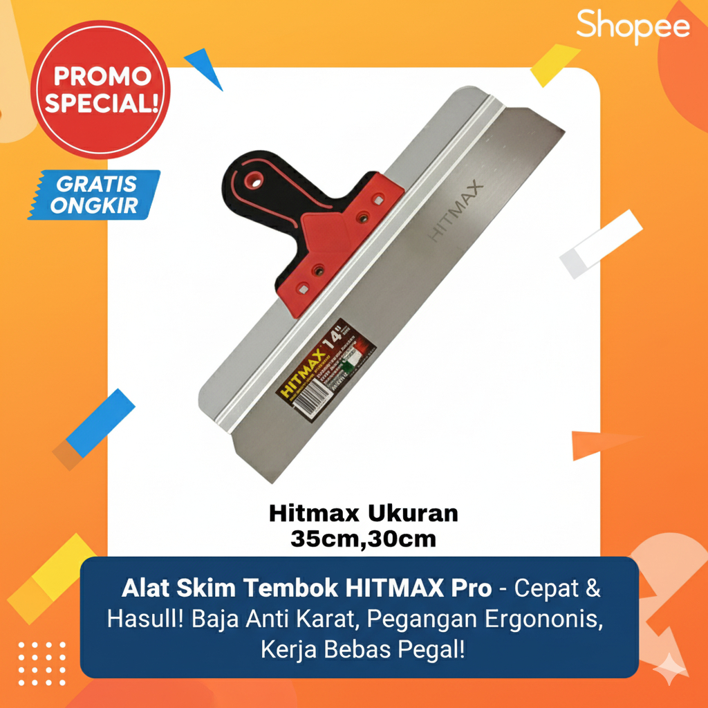 SKIM TEMBOK RASKAM T STAINLESS LENTUR