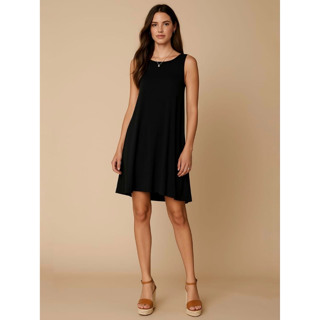 SALE DRESS SLEVEELESS AMAZON ESSENTIALS (LD90-110)
