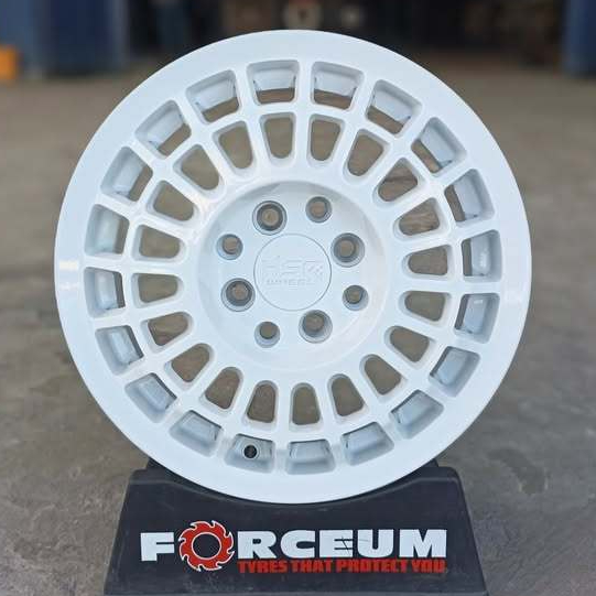 velg mobil avanza xenia kijang brio sigra ring 16 type HSR FUTBULS warna putih jari jari