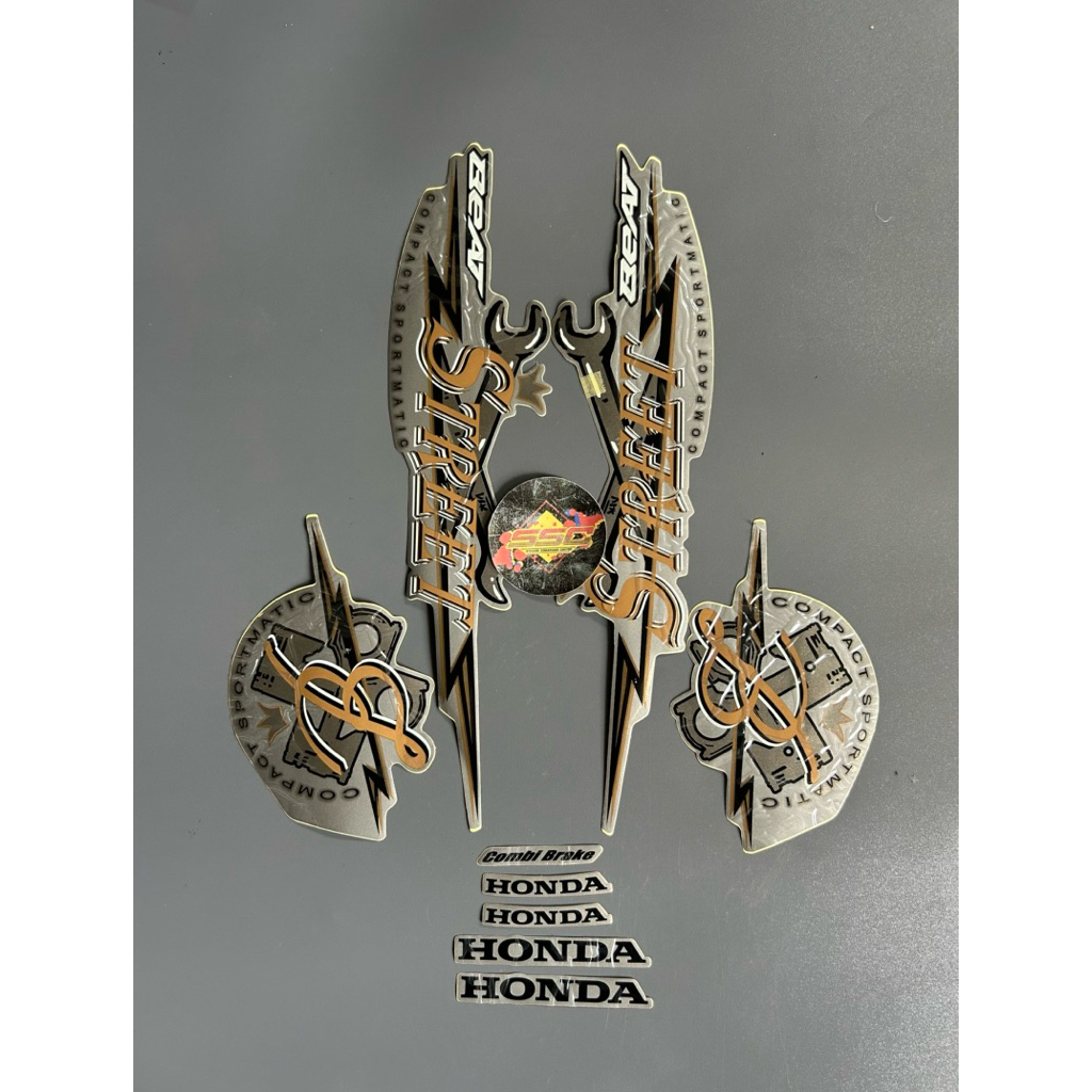 STRIPING STIKER BEAT STREET 2020 SILVER GRADE ORI