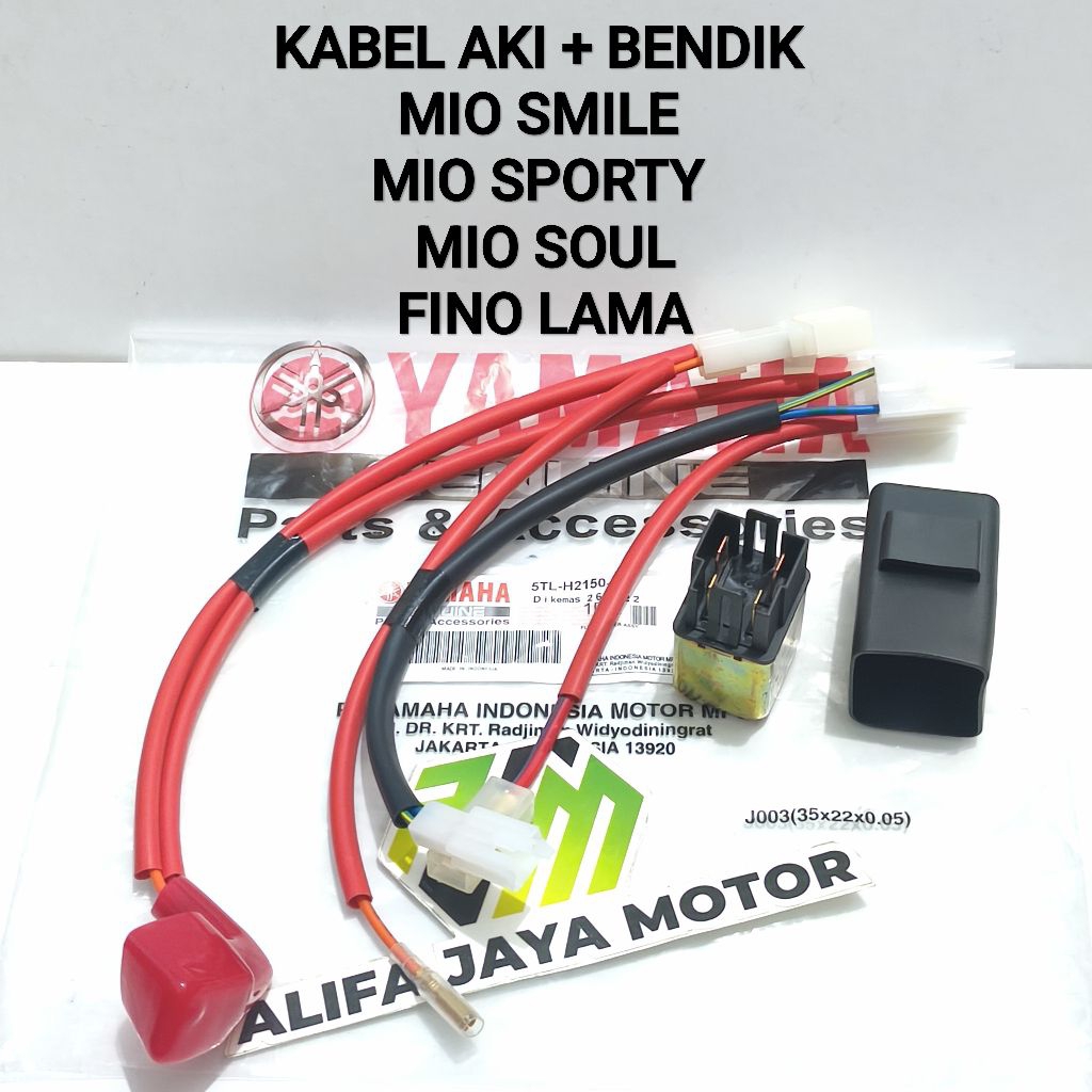 KABEL AKI POSITIF + BENDIK STATER MIO SMILE MIO SPORTY FINO LAMA MIO SOUL KARBU