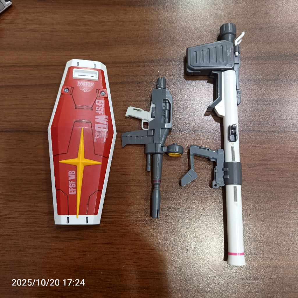 [2nd Part] MG 1/100 Shield & Acc RX78-2 Gundam ver 3.0 Daban not Fat Cat or ver. KA 2.0 Bandai