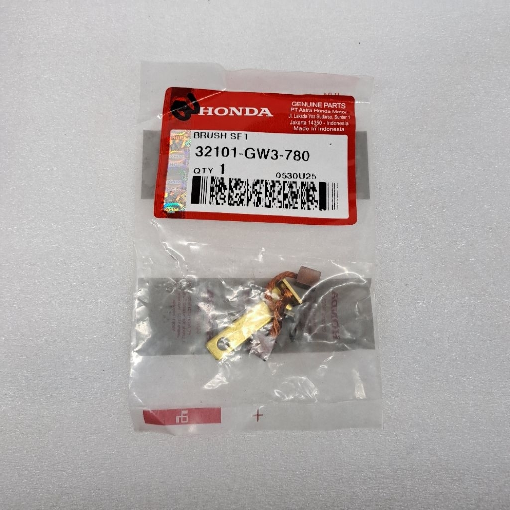 Arang stater carbon brush honda beat, vario, spacy & scoopy original