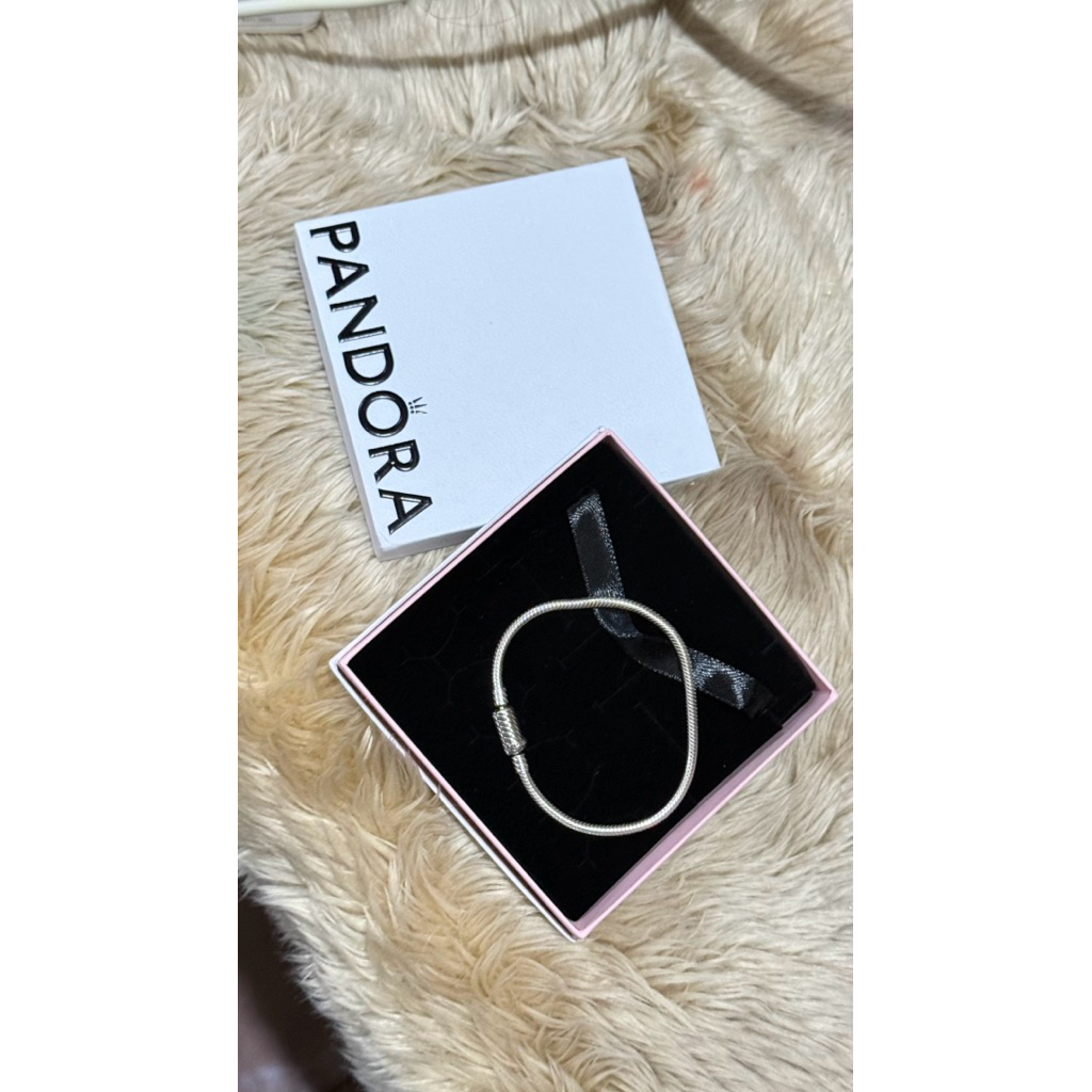 Pandora Moments 100% Original Sliding Magnetic Clasp Bracelet 18 Cm