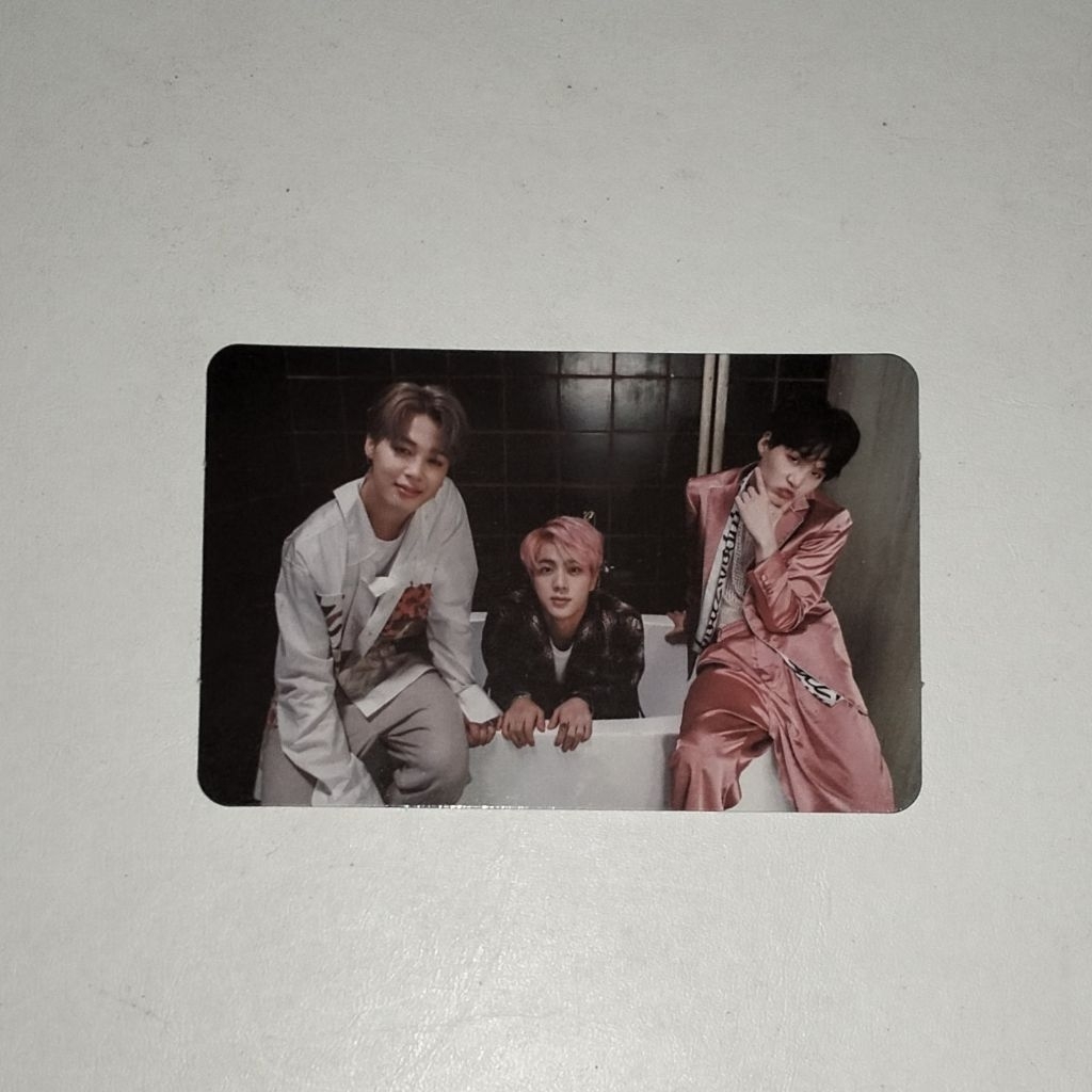 BTS Wings Memories 2016 Photocard Unit Jimin Jin Suga Rare