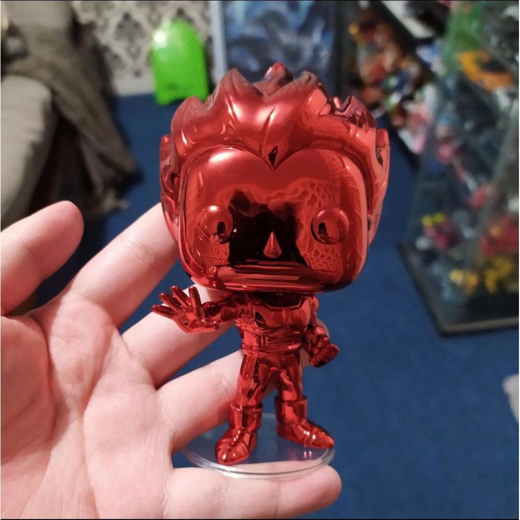 Funko Dragon Ball Z Pop Super Saiyan Vegeta (Red Chrome) - Loose Pack