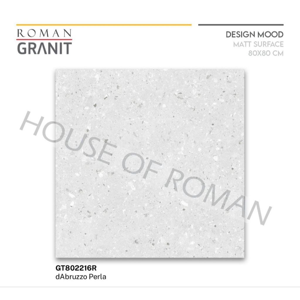 Roman Granit GT802216R dAbruzzo Perla 80x80 Kw1