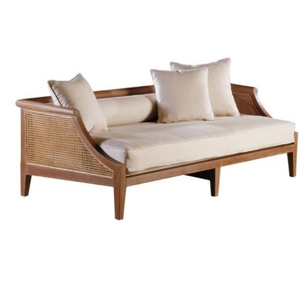 sofa santai vintage jati kombinasi rotan/sofa minimalis/sofa klasik modern