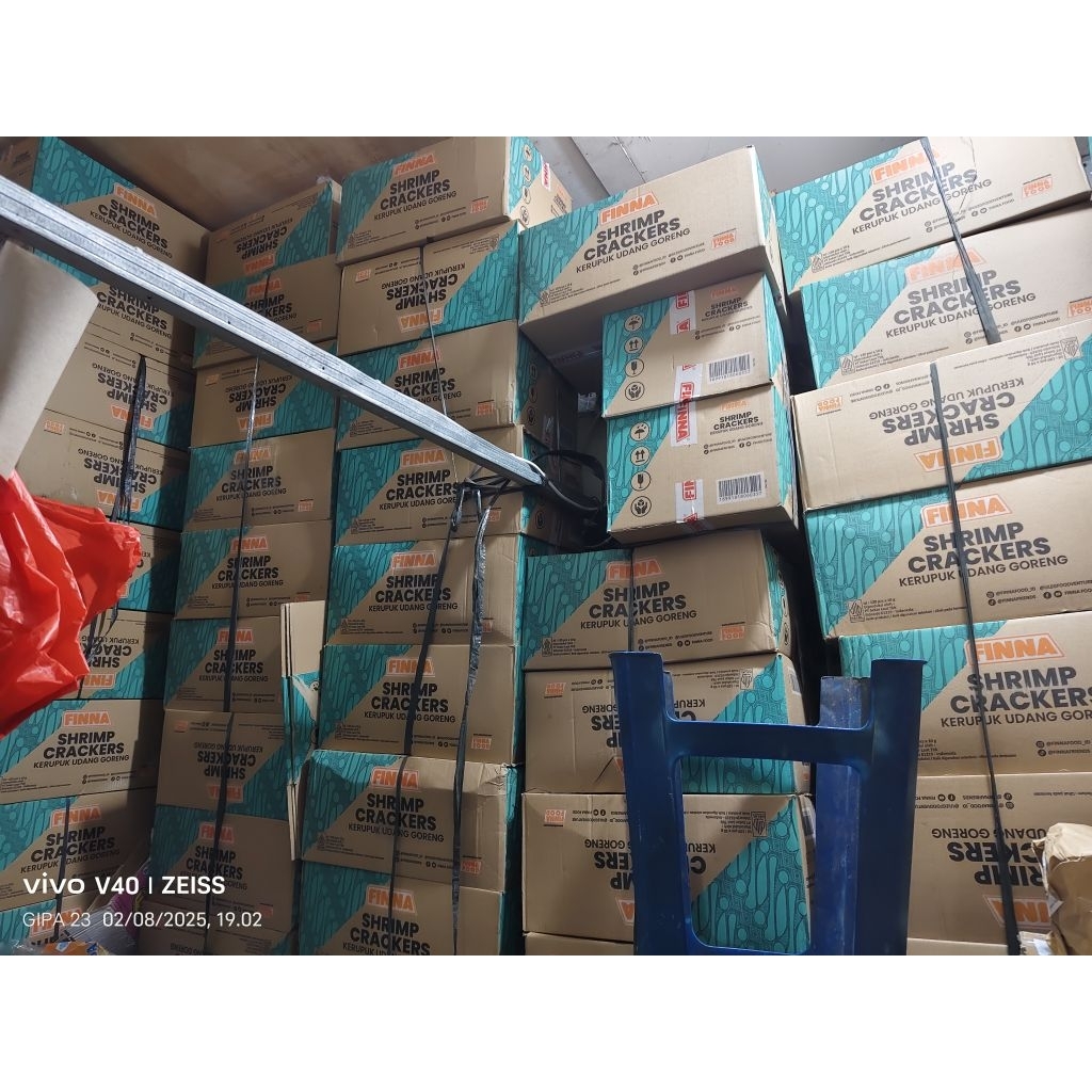 Finna udang shrimp crackers 1 dus isi 120 kerupuk finna udang