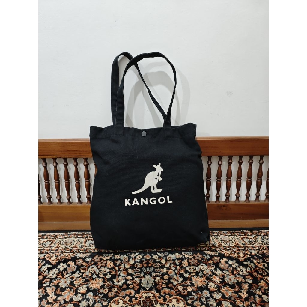 Tas tote bag kangol hitam
