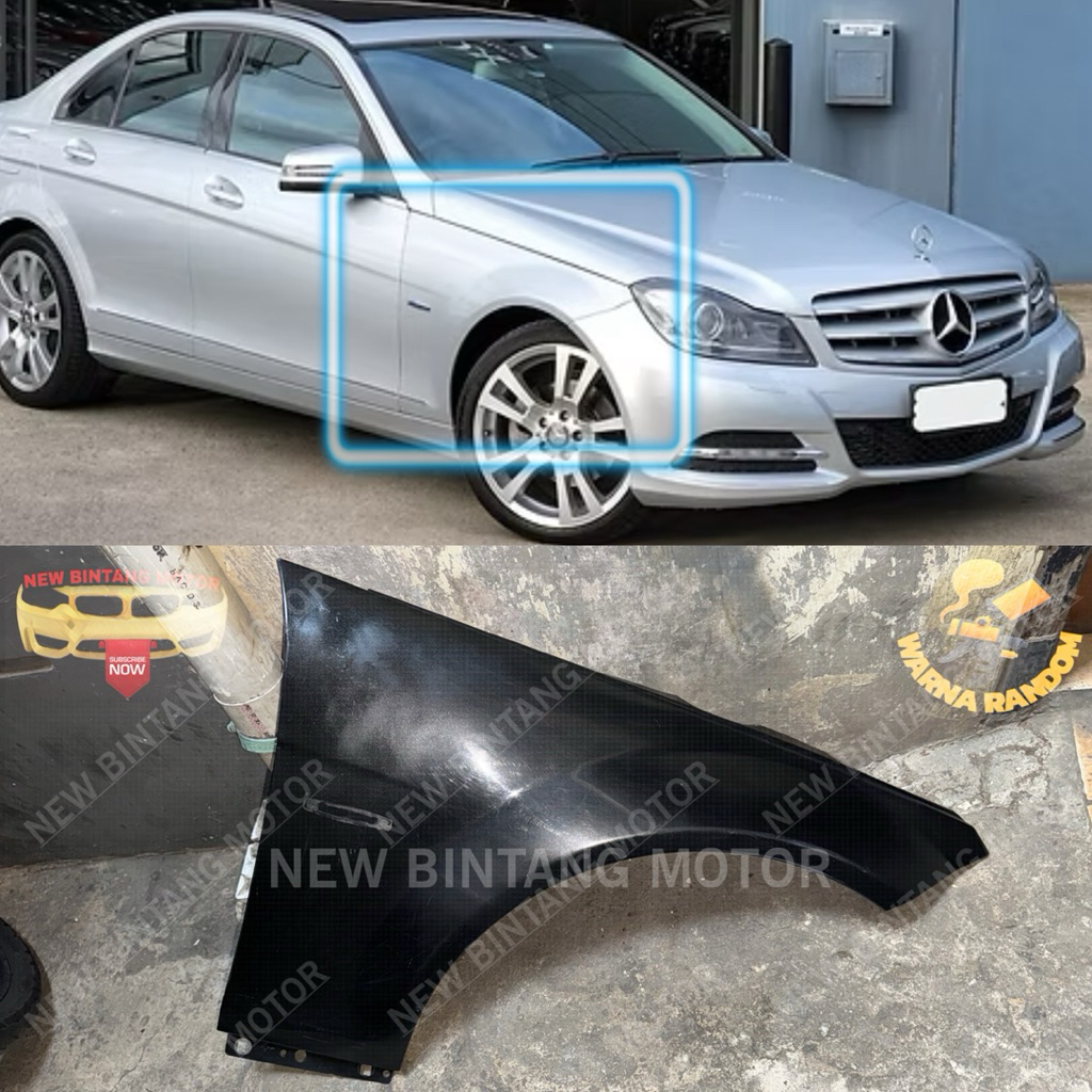 Fender RH mercedes C Class W204 2010 2013 original