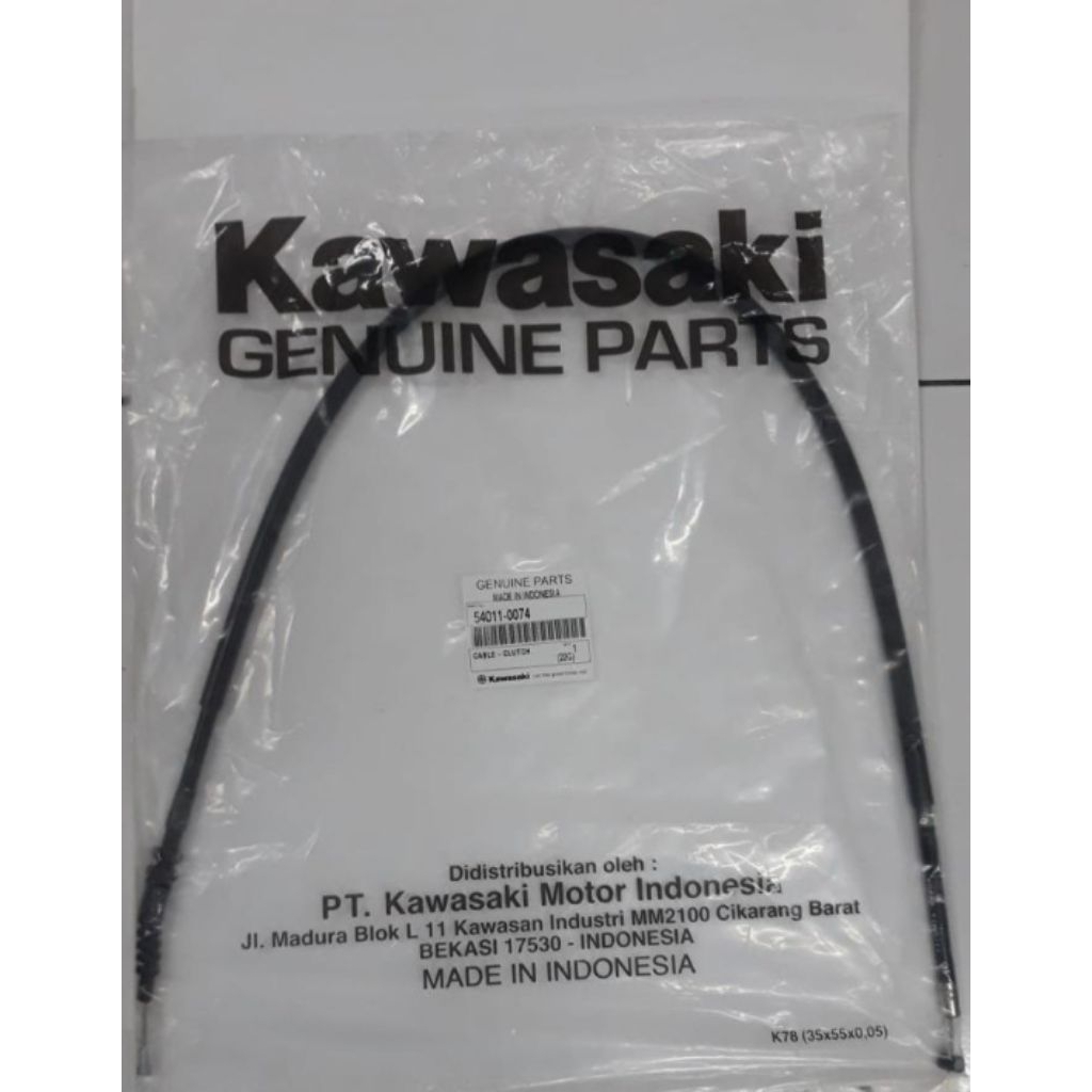 kabel tali kopling ninja 150 ss stang pipa original Kawasaki