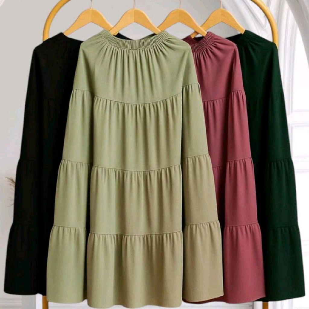 Rok panjang | Rok Tingkat Susun | Rok elegan