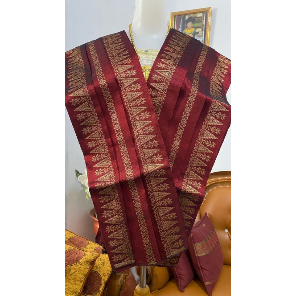 SONGKET SILUNGKANG BAHAN BAJU WARNA SOFT