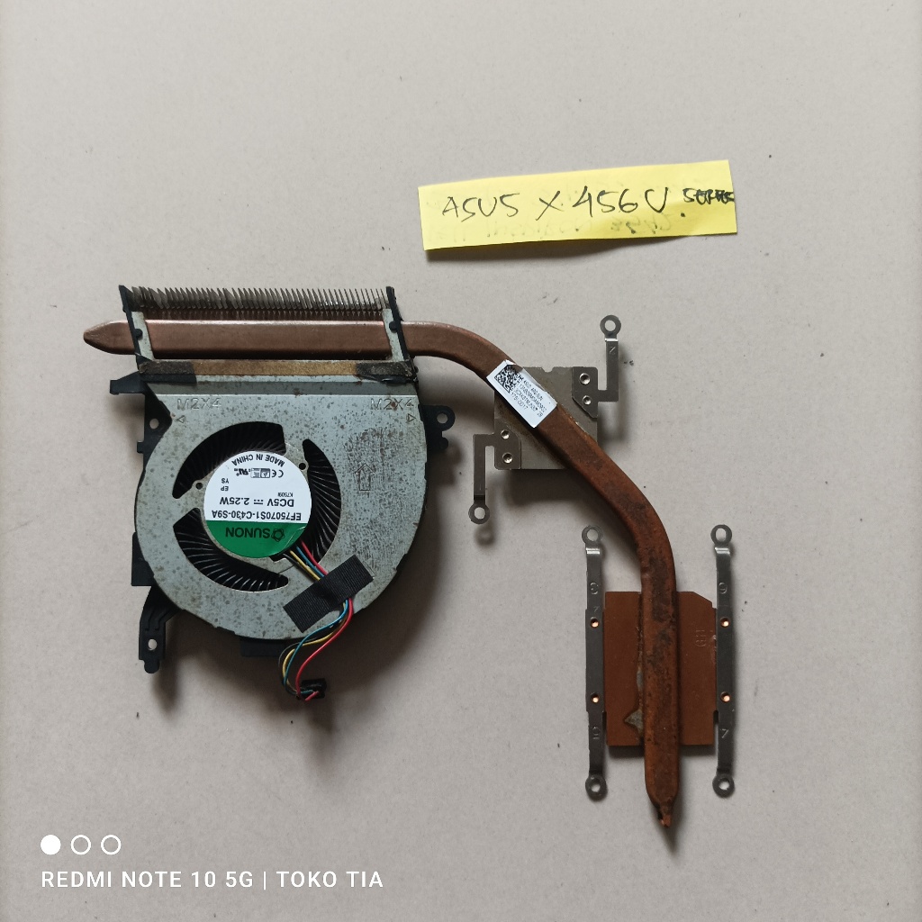 Heatsink dan Fan Asus X456 Sereis X456U X556 Series X556U original 13NB09M0AM0902