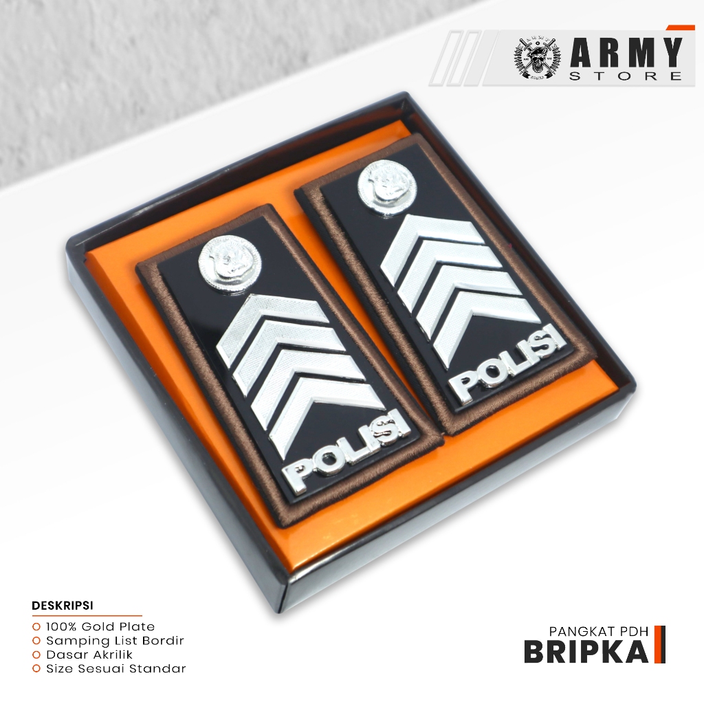 PANGKAT PDH BRIPKA POLISI / PANGKAT POLRI