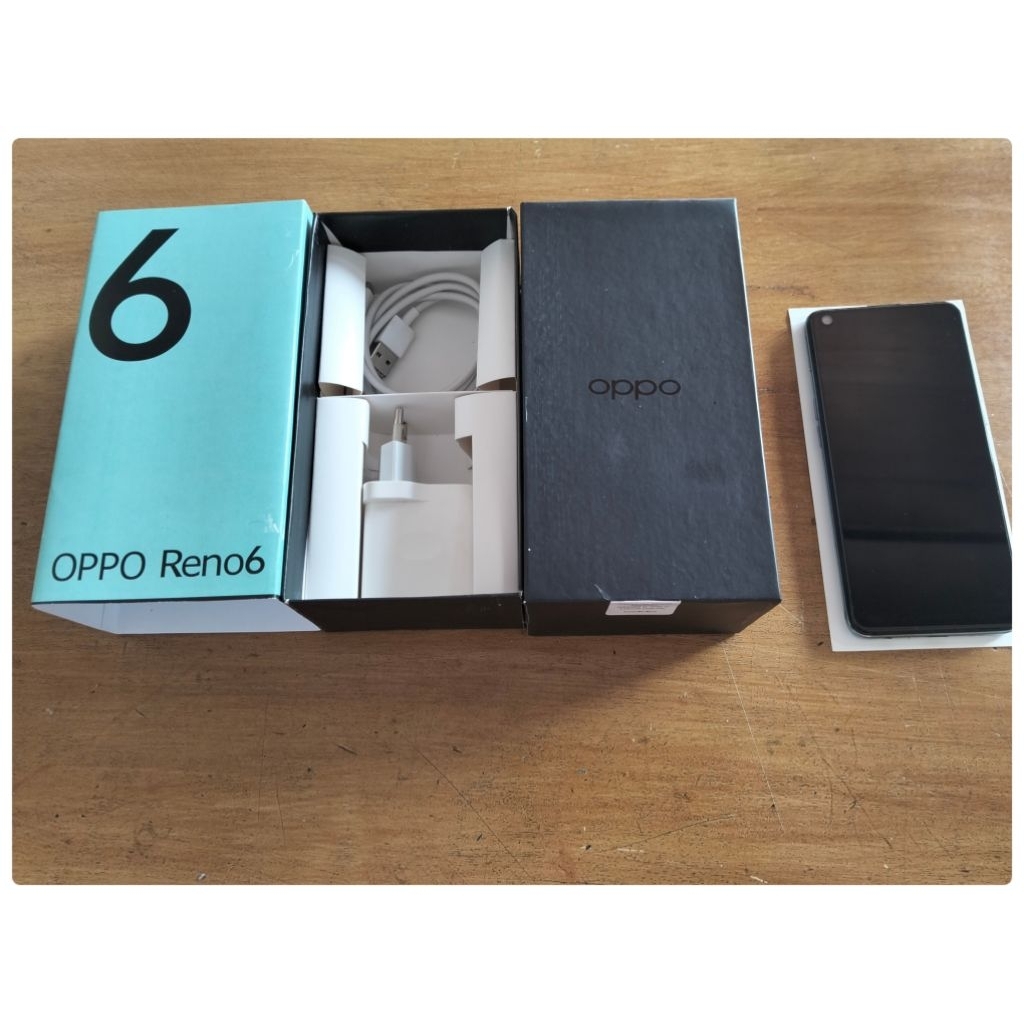 HP Oppo Reno 6 Fullset Ram 8GB Rom 128GB Mulus Normal NETT