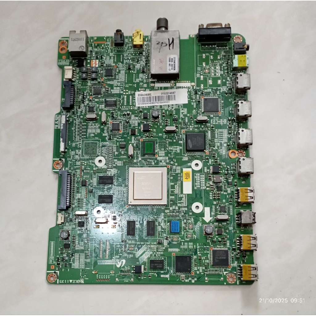 MB MOBO MAINBOARD MODULE MESIN TV SAMSUNG UA 46D7000 (MB SG46)