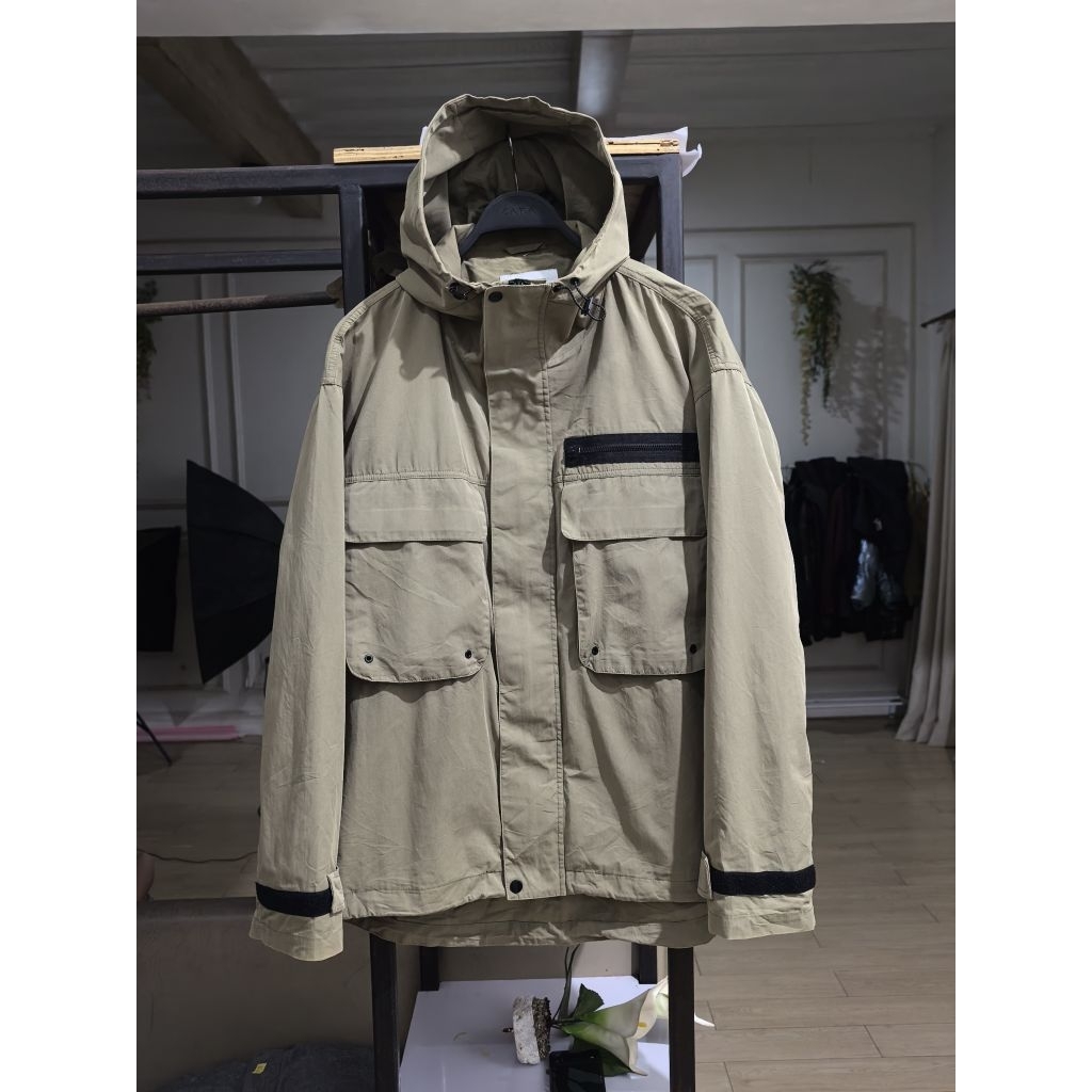 jaket zara man parka