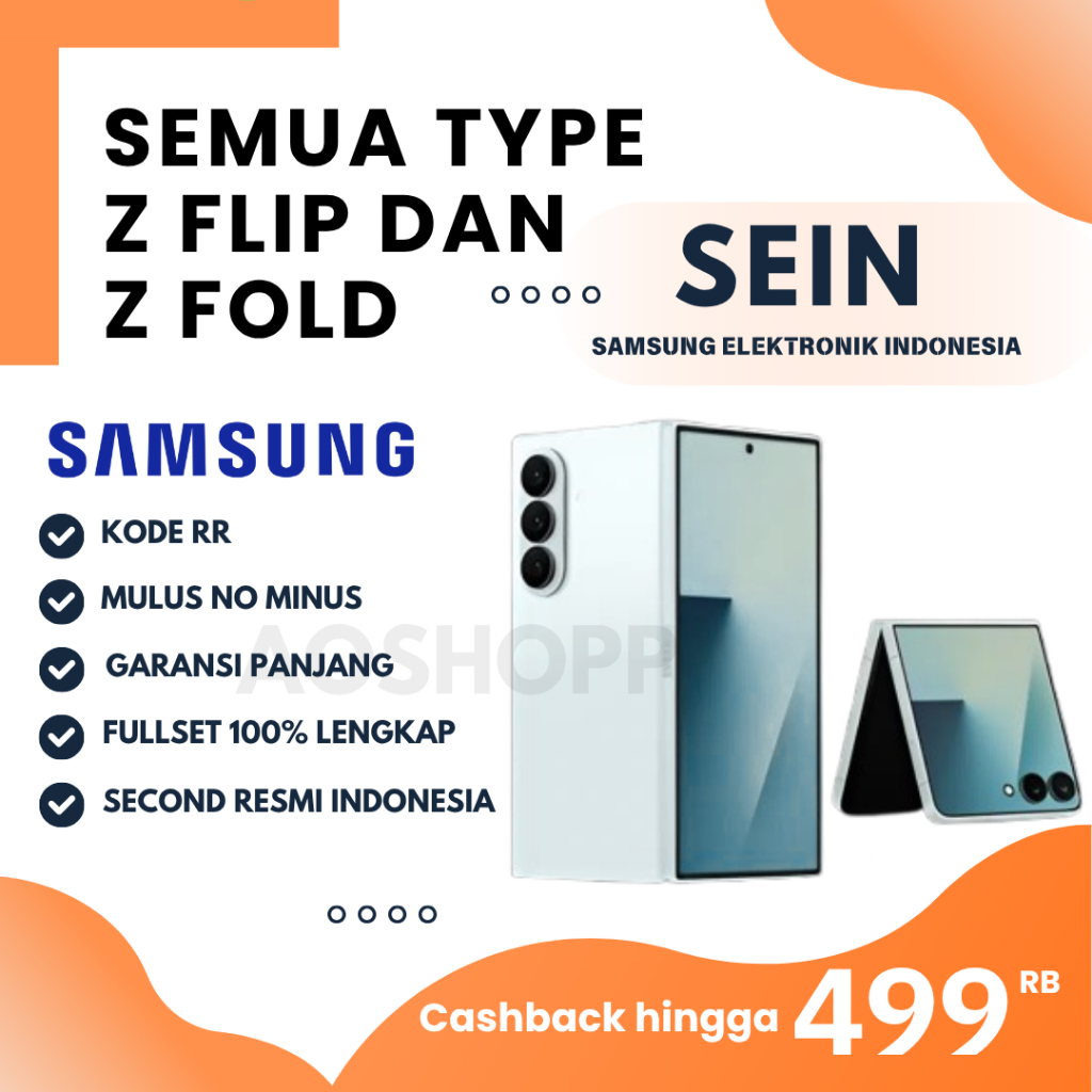 Samsung Galaxy Z Fold 3 4 5 6 5G SEIN 512GB 256GB | Flip 3 4 5 5G 128GB Second ORIGINAL