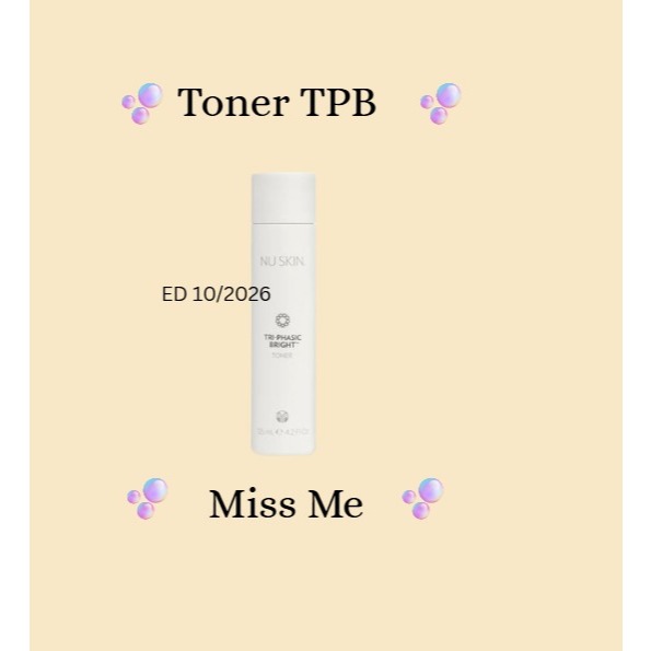 Toner TPB ED 10/2026 TPW Toner 100ML Mencerahkan Flek Pudar