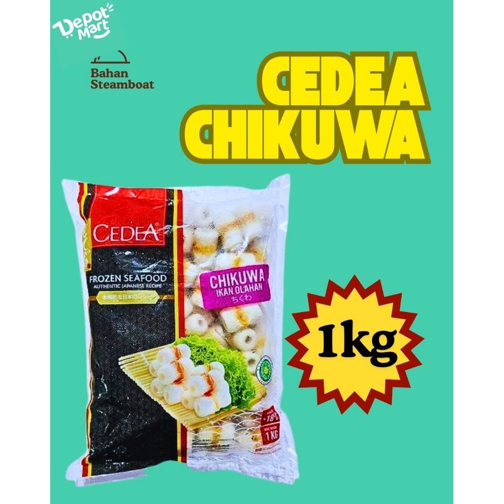 Cedea Chikuwa / Bahan Steamboat /1kg
