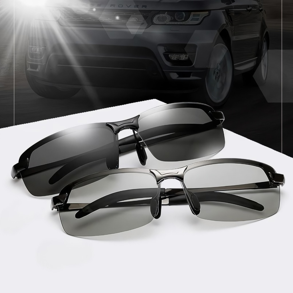Kacamata Polarized Photochromic UV400 Pria Wanita