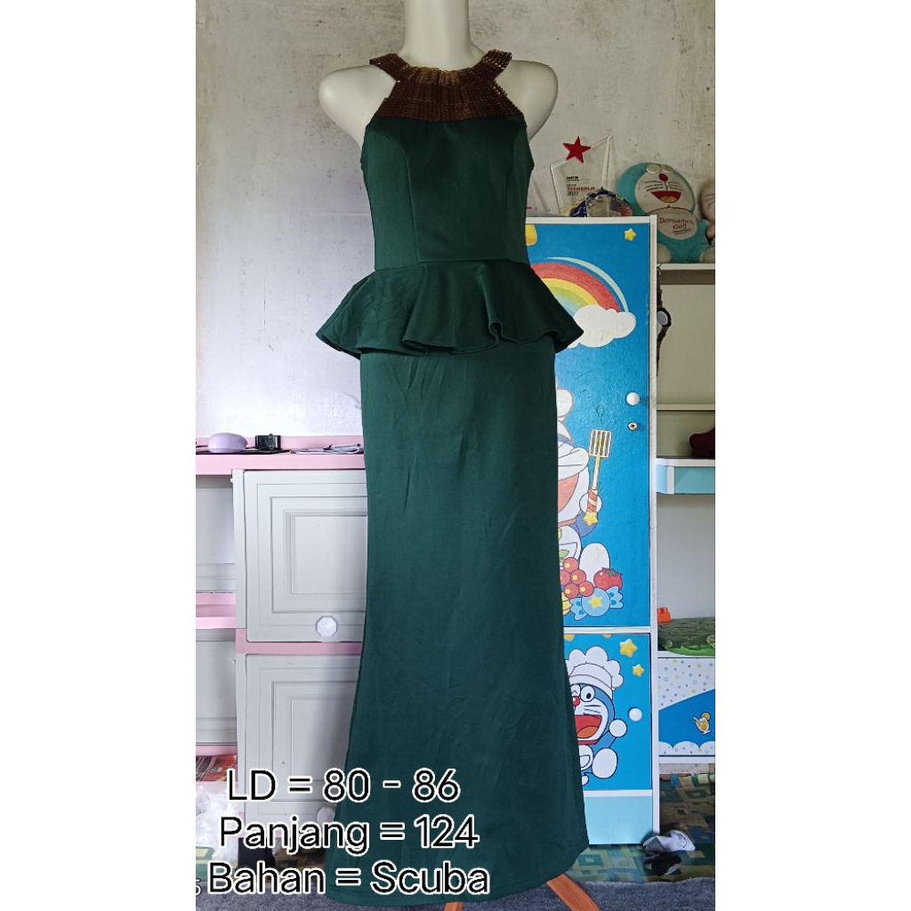 Dress Scuba/Gaun/Dress Pesta