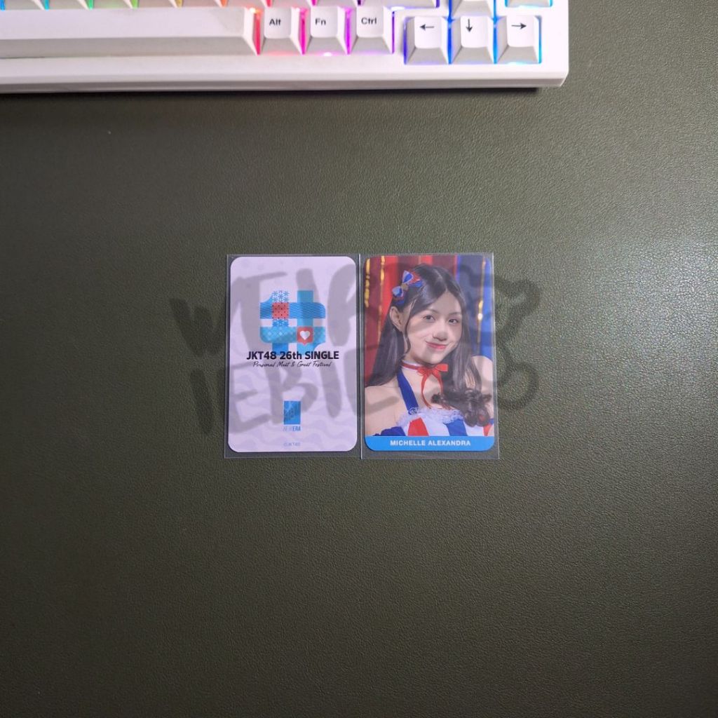 JKT48 OFFICIAL PHOTOCARD 26TH SINGLE PERSONAL MEET & GREET FESTIVAL CIRCUS MICHELLE ALEXANDRA