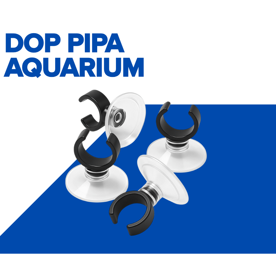 Dop pipa Aquarium filtrasi / kop pipa / tempelan kaca pipa aquarium / aksesoris aquarium