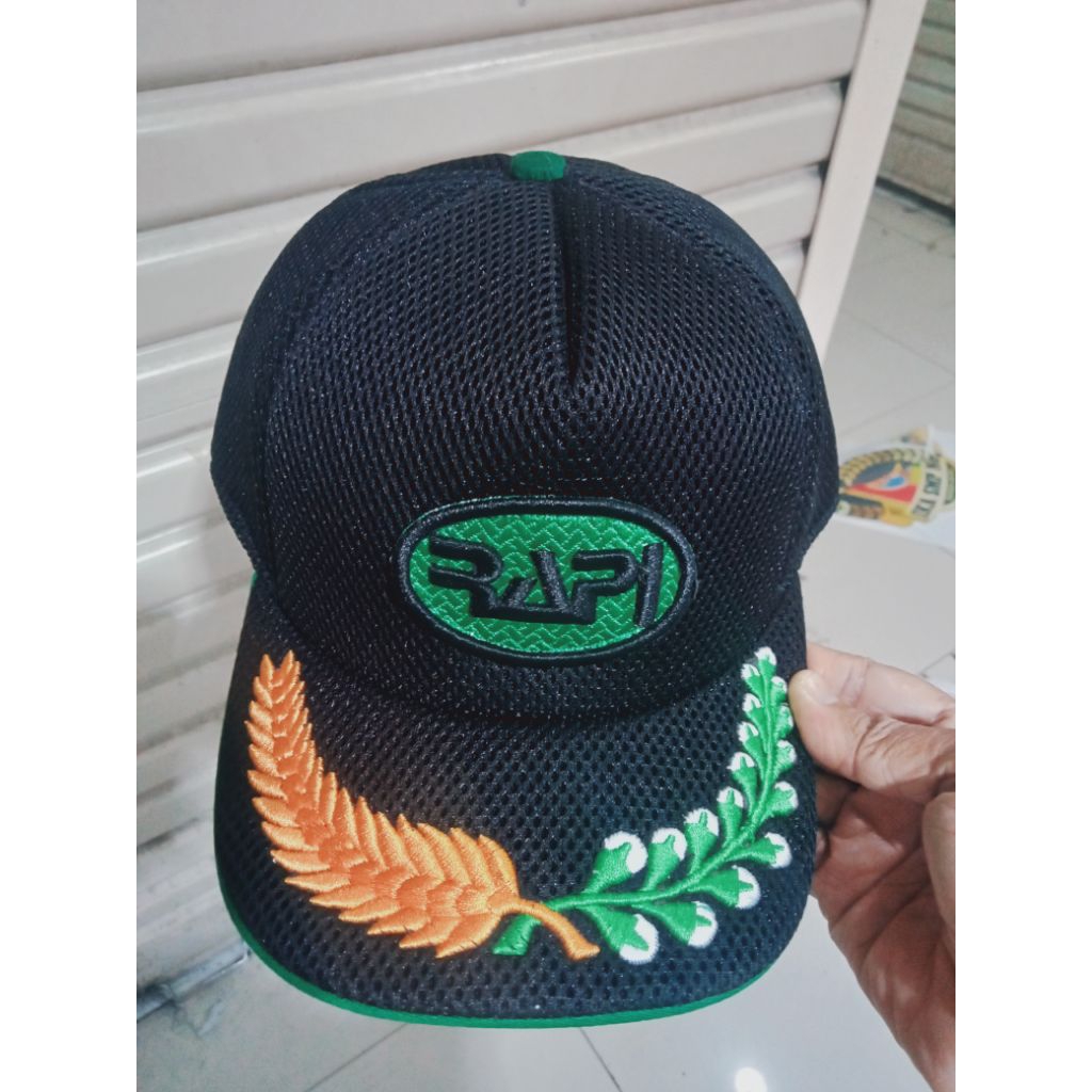 TOPI RAPI LOGO OVAL