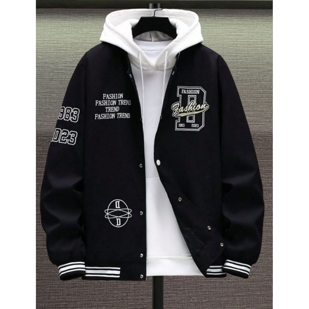 jaket D fashion jaker baseball hoodie unisex