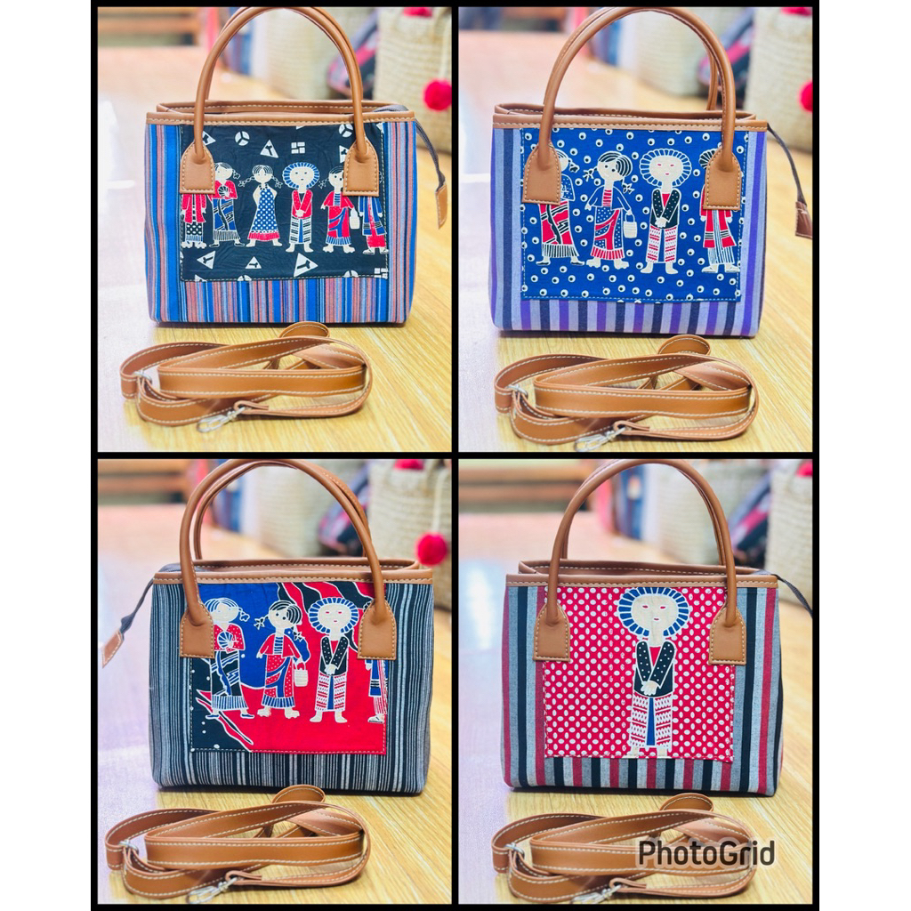 TAS DENOK WEBE KULIT sintetis  PREMIUM // TAS LURIK // TAS MOTIF BU TEJO // TAS KULIT KOMBINASI 105