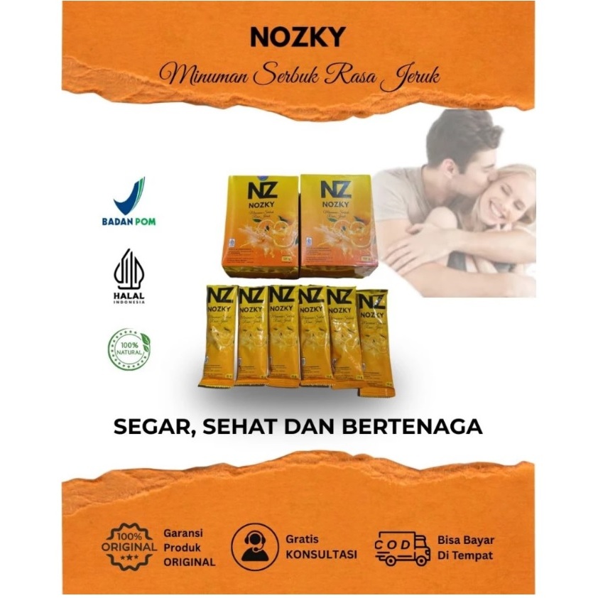 Nozky Minuman Energi Pria Jus Jeruk,pengganti Agneta Redwine BPOM