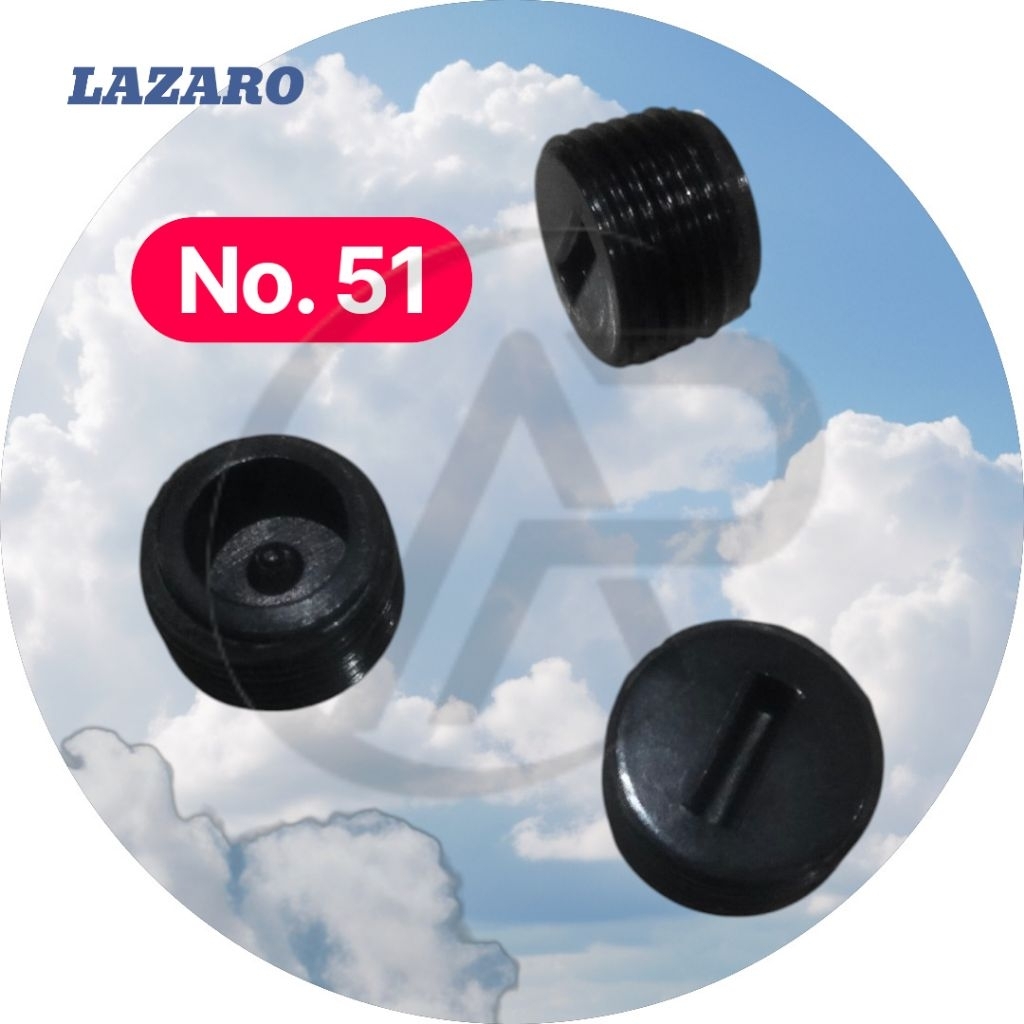 Tutup Carbon Brush/Brush Holder Cap No. 51 for Planer/Ketam N 1900 B (N1900B) MAKITA - LAZARO