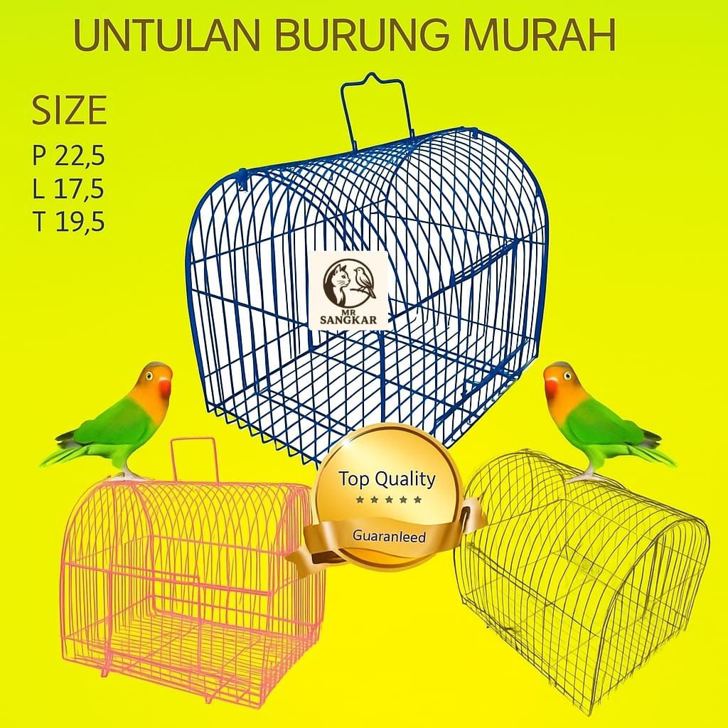 Sangkar besi mini untuk burung/untulan lovebird,hamster glider