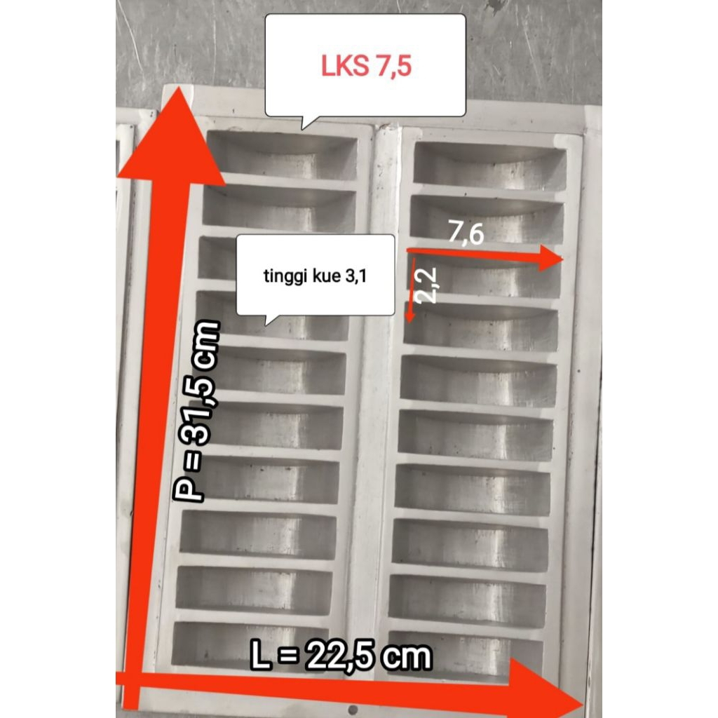 Cetakan Pukis LKS 75 Bandung