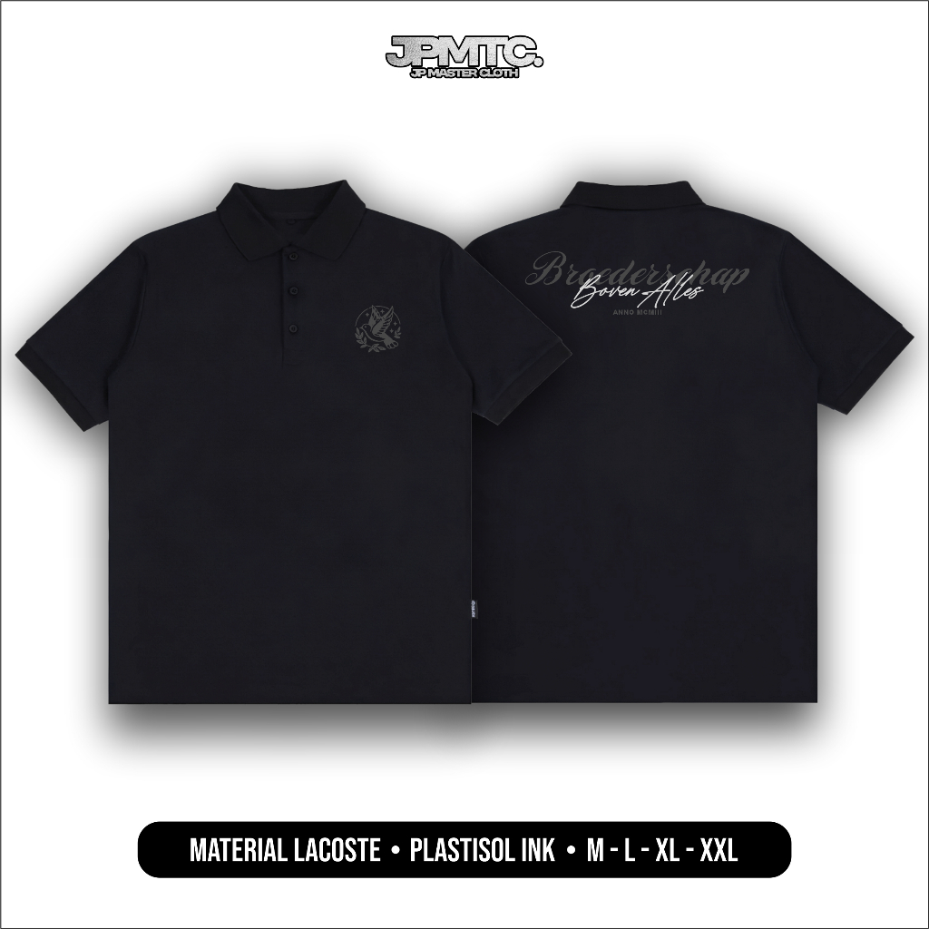 Kaos Kerah Polo PSHW Broederschap Bahan Lakos Terbaru