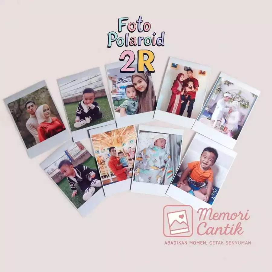 Cetak Foto Polaroid Ukuran 2R | Cetak Foto Polaroid Custom