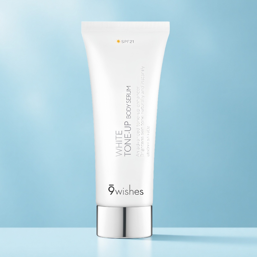 9Wishes White Tone-Up Body Serum SPF21 150ml – Whitening & Brightening Body Lotion