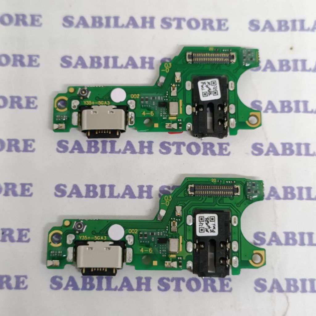 VIVO Y36 4G Y36 5G ORIGINAL PAPAN BOARD FLEXIBLE FLEXIBEL PCB KONEKTOR CONEKTOR MIC MIK PORT USB CAS
