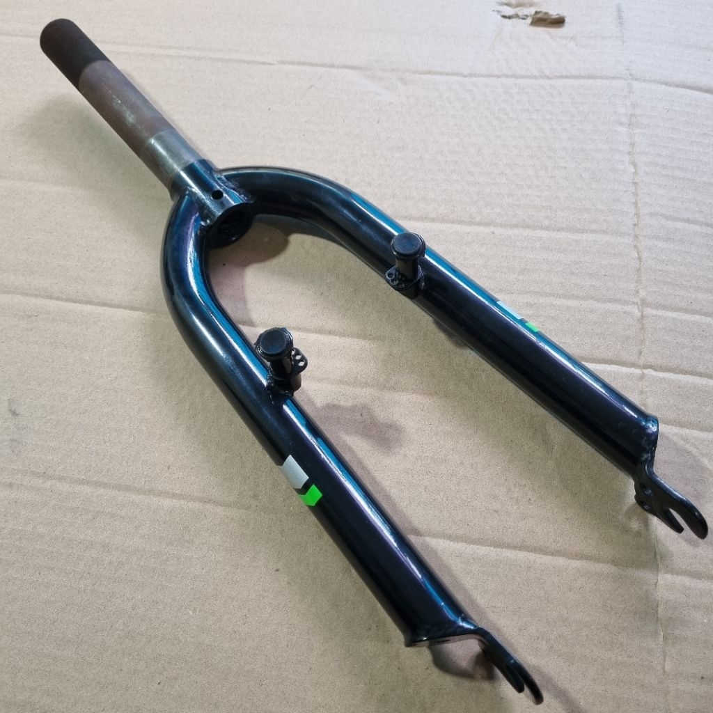 fork rigid sepeda lipat 20" drat flare